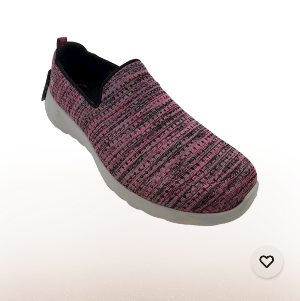 Skechers GOwalk Joy Washable Two-Toned Knit Slip-Ons-Everly Pink/Multi